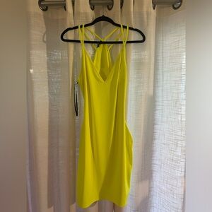 Bebe open back dress